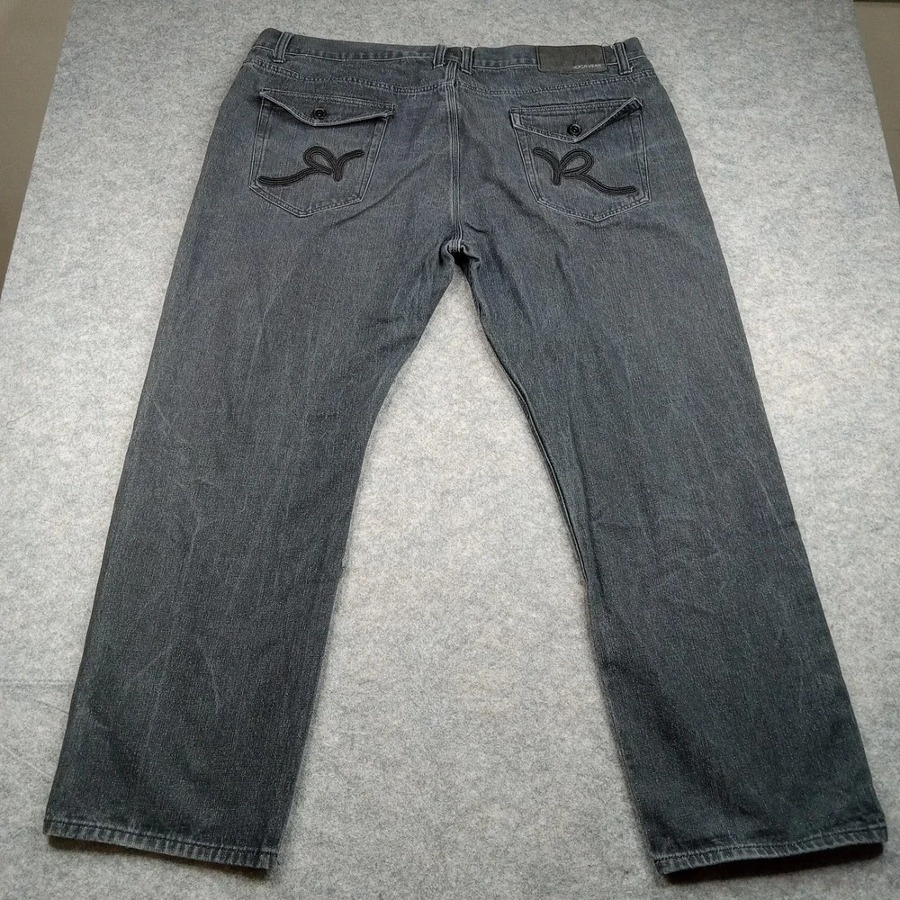 Rocawear Jeans Men 48x34 Classic Fit Embroidered Back Pockets Jay Z New York NYC